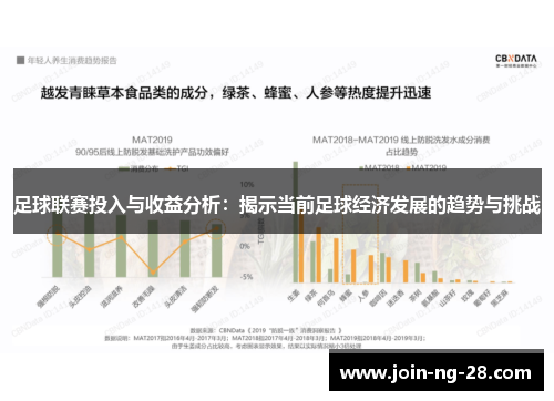足球联赛投入与收益分析：揭示当前足球经济发展的趋势与挑战
